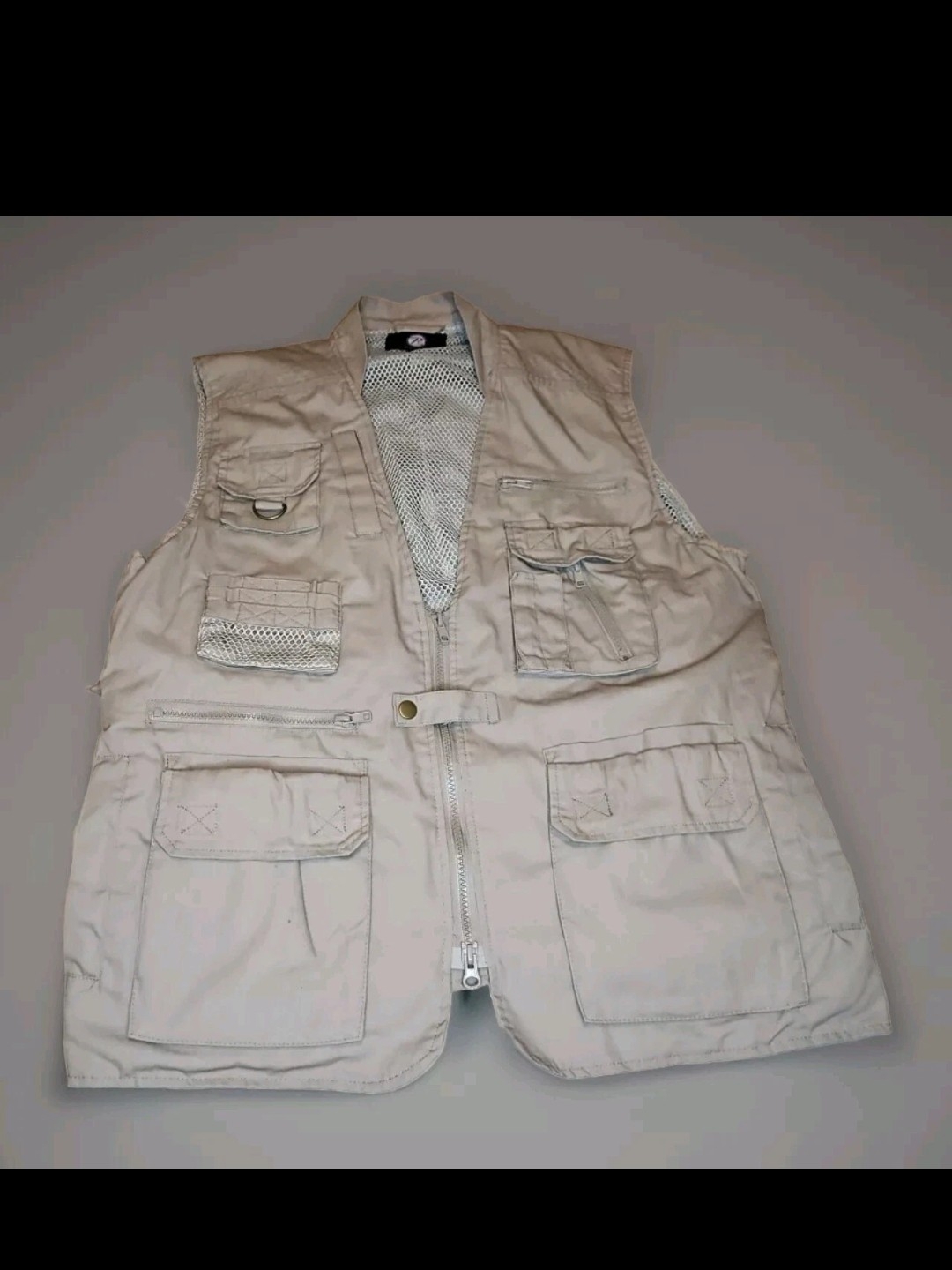 Rothco Mens Vest Size Medium Tan Tactical Hunting Fishing Shooting Outerwear